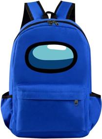 img 1 attached to 🎒 17 Inch Laptop Travel Backpack for Women and Men - Blue Bookbag for Boys