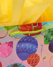 img 2 attached to Papyrus Patterned Birthday Balloon Buttercup