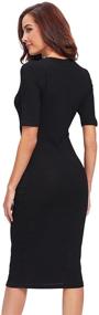 img 3 attached to SheIn Women's Sleeveless Elegant Sheath Dress - Perfect Attire for Suiting & Blazers