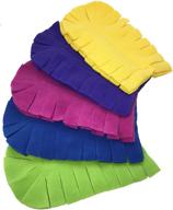 🌈 reusable fleece swiffer hand duster refills - 5-pack rainbow (jewel) - dry duster by xanitize logo