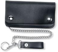 carroll leather 638 5 pocket wallet logo