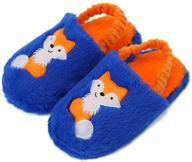 seannel toddler unicorn slippers u821etmt001 - boys' sizes 26-27, comfy slipper shoes logo