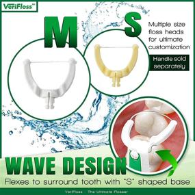 img 1 attached to 🦷 VeriFlosser - Small Size Refill - Swivel Head Flosser Replacement Pack by VeriFresh with 20 Floss Heads