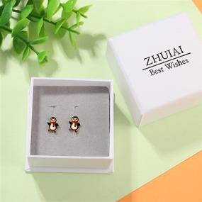 img 2 attached to 🐝 Bee-autifully Crafted Bee Earrings: Sterling Silver & Gold, Charming Honey Bumble Bee Studs, Perfect for Jewelry Lovers & Adorable Gifts