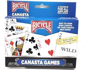 img 2 attached to 🃏 Standard Canasta Card Games - 2-Pack Bicycle