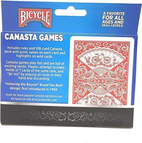 img 1 attached to 🃏 Standard Canasta Card Games - 2-Pack Bicycle