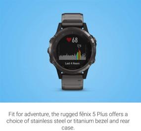 img 3 attached to ⌚ Garmin fēnix 5 Plus Умные часы - Премиальное мультиспортивное устройство с GPS иллюстрацией, цветными картами Topo, контролем сердечного ритма, музыкой, бесконтактной оплатой, углеродно-серый титан