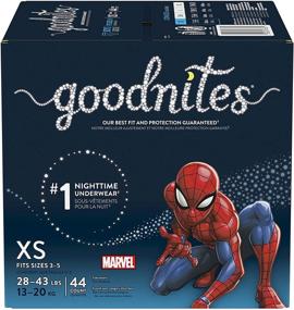 img 3 attached to 🩲 GoodNites Boys' Bedwetting Underwear XS, Size 3-Boy, 44 Count