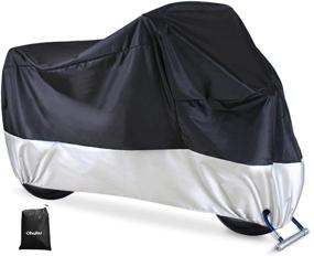 img 4 attached to 🏍️ Ohuhu Waterproof Motorcycle Cover with Lock Holes: All-Weather Protection for 108" Motor Bikes, Scooters & Honda, Harley, Yamaha, Kawasaki