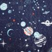 universe toddler quilted bedspread coverlet logo