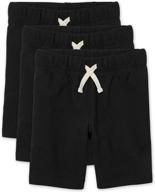 🩳 3 pack boys' french shorts: stylish childrens place clothing for comfortable summer looks logo