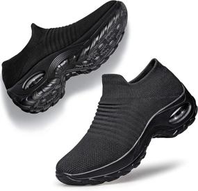 img 4 attached to YHOON Womens Walking Shoes Comfortable Women's Shoes and Athletic