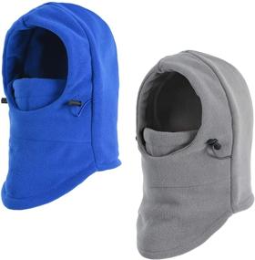 img 4 attached to 🧣 Warm and Stylish: Kids Balaclava Winter Windproof Toddler Boys' Accessories