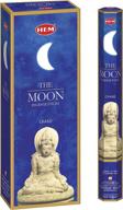 🌙 hem moon incense sticks - 6 packs of 120 count (301g) логотип