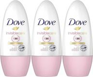 🌺 dove invisible care antiperspirant roll-on - floral touch: pack of 3 (50 ml / 1.7 oz) logo