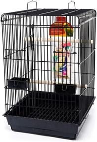 img 1 attached to 🐦 Penn-Plax Bird Life Starter Cage Kit – Includes Cuttlebone, Mineral Treat, Sand Perch Cover, Calcium Perch, and Toy Kabob – Assorted Sizes and Styles Offered