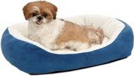 🐾 ultimate comfort oasis: quiet time overstuffed cuddle bed for cats & dogs logo