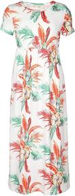 img 2 attached to Floral Print Maxi Dress for Girls - Comfy & Stylish with Pockets