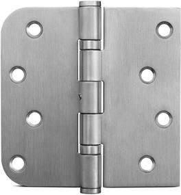 img 2 attached to 🔒 Long-lasting Stainless Bearing Hinges with Radius Corner - Superior Performance Guaranteed