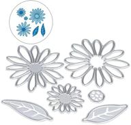 🌸 buytra 6 pieces metal flower die cuts for card making scrapbooking album paper diy crafts - cutting dies stamps embossing stencils logo