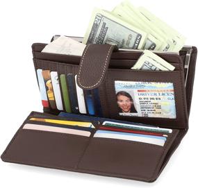 img 3 attached to Mundi Suburban Checkbook Wallet Frame Women's Handbags & Wallets for Wallets