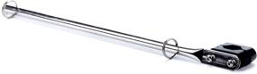img 2 attached to 🚩 Amarine Made Stainless Steel Rail Mount Boat Pulpit Staff (7/8-1 1/4), Boat Yacht Marine Flag Pole with US Flag - High-Quality Stainless Steel Rail Mount Pulpit Staff with US Flag for Boats and Yachts
