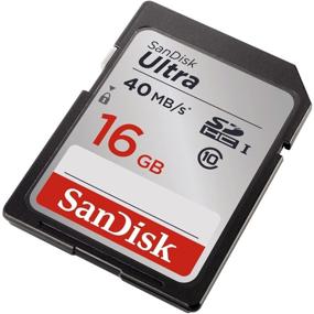 img 1 attached to 📸 SanDisk Ultra 16GB Class 10 SDHC Memory Card - Up to 40MB/s, SDSDUN-0016G-G46 (Previous Model)