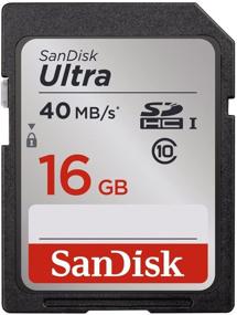 img 2 attached to 📸 SanDisk Ultra 16GB Class 10 SDHC Memory Card - Up to 40MB/s, SDSDUN-0016G-G46 (Previous Model)