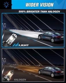 img 2 attached to 💡 High-Performance Nilight H13/9008 LED Headlight Bulbs: 70W 14000lm Hi/Lo Beam 6500k Cool White IP67