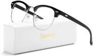 👓 stamen blue light blocking glasses for men and women - reduce eye strain, improve sleep, ideal for computer and gaming, effective blue blocker eyewear logo