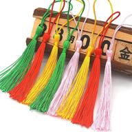 shop now for ifancer bookmark tassels bulk – small mini sewing tassels for jewelry making crafts diy decoration (handmade, 5 inch, 20 colors, 120 pcs) logo