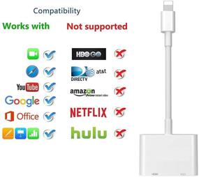 img 2 attached to 🌩 Адаптер Lightning для iPhone - совместимость с монитором и проектором