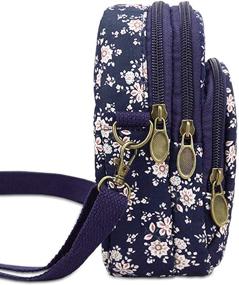 img 1 attached to WITERY Multi Pockets Pattern Crossbody Smartphone Women's Handbags & Wallets