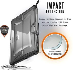 img 2 attached to 📱 URBAN ARMOR GEAR UAG Plyo Ice Case - Military Drop Tested for Microsoft Surface Pro 7 Plus, Pro 7, Pro 6, Pro 5th Gen (LTE), Pro 4