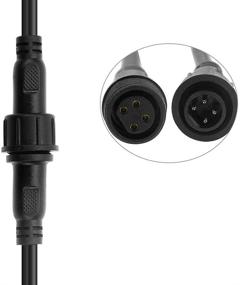 img 3 attached to 🔌 ALITOVE 5 Pairs 4 Core Electrical LED Connector IP65 with 20cm 18AWG 4X 0.5mm² Cable for LED Strip Lights/Strings in Cars, Trucks, Boats & Indoors/Outdoors