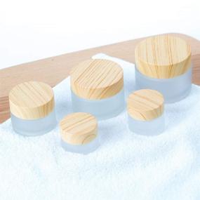 img 1 attached to 🌲 AKOAK Reusable Portable Wood Grain Frosting