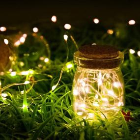 img 3 attached to Waterproof LED Fairy String Lights: 10Ft/30 LEDs, Battery Operated – Ideal for Indoor Outdoor Decoration, Weddings, and Holidays