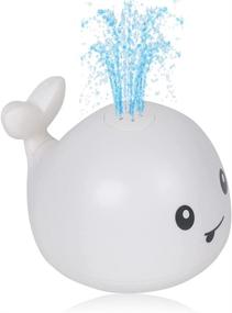 img 3 attached to 🐳 Bringing Fun and Color to Bath Time: Leipal Light Up Whale Bath Toys for Kids and Toddlers (White)