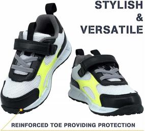 img 1 attached to 👟 Sneakers for Toddlers: Skywheel Light-Up Shoes for Girls and Boys