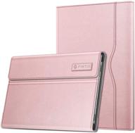 📱 fintie case for samsung galaxy tab s6 10.5" 2019: s pen wireless charging, rose gold portfolio cover with pocket - buy now! logo