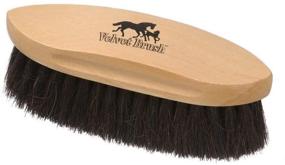 img 1 attached to 🐴 Tough-1 Medium Horsehair Brush - 7.25 Inches