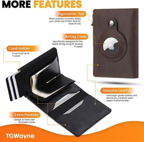 img 3 attached to 💼 TGWayne Technology Wallet: Sleek Premium Leather Card Holder for Ultimate Style and Security