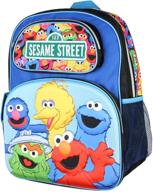 sesame character monster backpack printed логотип