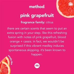 img 2 attached to Method Pink Grapefruit All-Purpose Cleaning 🍊✨ Wipes: 6 Pack, 30 Count, Packaging May Vary