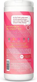 img 3 attached to Method Pink Grapefruit All-Purpose Cleaning 🍊✨ Wipes: 6 Pack, 30 Count, Packaging May Vary
