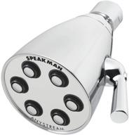 🚿 speakman s-2252 signature icon anystream adjustable high pressure shower head-1.75 gpm: brass replacement bathroom showerhead, polished chrome, 2.5" - enhance your shower experience! logo