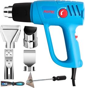 img 4 attached to 🔥 FIXTEC 1500W Heavy Duty Heat Gun Kit - Variable Temperature Control, Overload Protection, Ideal for BBQ, PVC Tubing, Crafts, and Paint Stripping