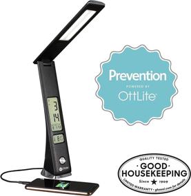 img 3 attached to 💡 OttLite LED Task Adjustable Lamp with Digital Display, 3 Color Modes, USB Charging & The Good Housekeeping Seal - Enhanced for SEO
