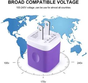 img 1 attached to 🔌 GiGreen USB настенный разъем - 5 штук однопортовый быстрозарядный блок - совместим с iPhone 13 Pro Max 12 SE 11 Xs 8 7 6S, Samsung S21+ S10 S9 S8 S7 S6 Note 20Ultra, LG G8, Moto - USB-адаптер кубик настенной зарядки.