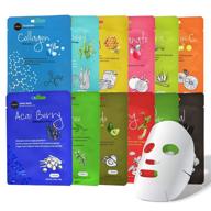 🌸 celavi collagen facial face mask - 12-sheets for classic korean skincare logo